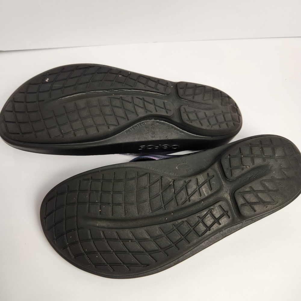 Oofos Oolala Women's Luxe Frost Sandals Size W9 - Picture 9 of 9